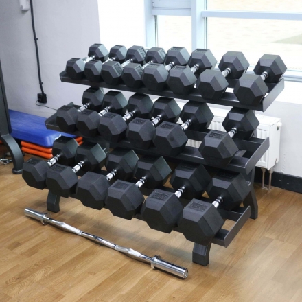 Стойка для гантелей PROFI-FIT 15500, на 15 пар, фото 2