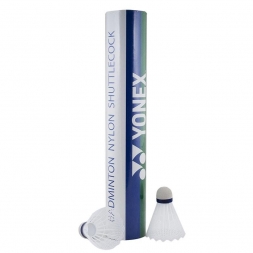СЦ*Воланы для бадминтона Yonex GR-101S (нейлон), уп. 12 шт, средняя скорость, белый