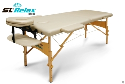 Массажный стол Delux Бежевый, фото 2