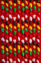 Коврик-дорожка массажный с цветными камнями (100x40 см)
