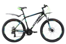Велосипед Stark'17 Hunter 26.2 D черно-зеленый 20&quot;