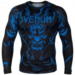 Рашгард Venum Devil Navy Blue/Black L/S, фото 1