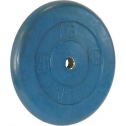 Диск обрезиненный цветной BARBELL 20 кг., d26мм