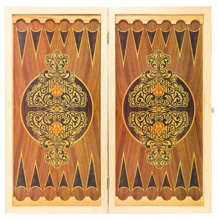 Нарды + шашки Смоленские &quot;Стая волков&quot; средние, фото 1