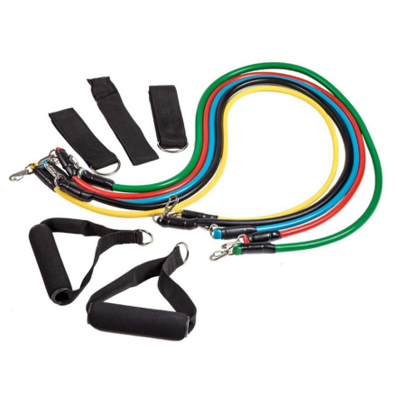 Эспандер трубчатый PROFI-FIT,УНИВЕРСАЛЬНЫЙ, 5 в 1, фото 1