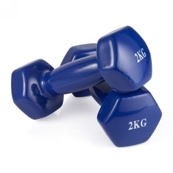 Гантель неразборная 2 кг винил, фото 2 Гантель неразборная 2 кг винил, фото 2