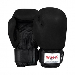 Перчатки боксерские WMA к/з 10oz черный WBG-261-BB