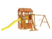 Детская площадка IgraGrad Клубный домик 2 с рукоходом Детская площадка IgraGrad Клубный домик 2 с рукоходом