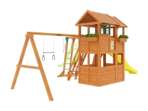 Детская площадка IgraGrad Клубный домик 2 с рукоходом Детская площадка IgraGrad Клубный домик 2 с рукоходом