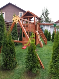 Детская площадка IgraGrad Клубный домик 2 с рукоходом, фото 4