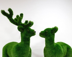 Топиари композиция олени Чилли, Робби и Марго - газон Deluxe, фото 3