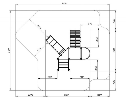 Детская игровая площадка Спорт (Ритм) Н 900 ДИК 1.06.01-01, фото 5