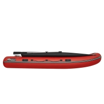 Моторная лодка ПВХ Фрегат 430 FM Jet/L/S (ФМ Джет/Л/С) с фальшбортом Красный