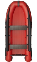 Моторная лодка ПВХ Фрегат 430 FM Jet/L/S (ФМ Джет/Л/С) с фальшбортом Красный