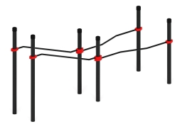 Воркаут ЛОВ 108 красный ВТ 102.20-01, фото 4