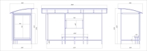 Автобусный павильон &quot;Стандарт-Л3&quot;