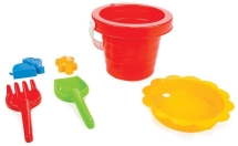 Набор для пляжа и песочницы Pilsan Daisy Bucket (06-123)
