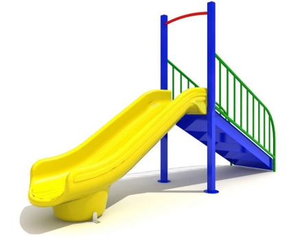 Детская горка 2.1 для игровой площадки, фото 1