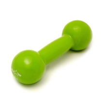 Гантель виниловая DB-102 2 кг, зеленая