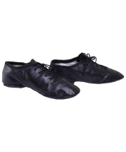 Джазовки подростковые, кожа, черный