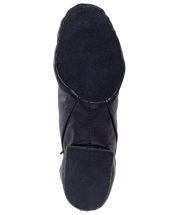 Джазовки подростковые, кожа, черный