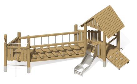 Игровой комплекс Эко ИК-228 для детской площадки, фото 1