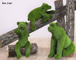 Топиари композиция Мишки на дереве, 3 шт - Deluxe Greeen, фото 2
