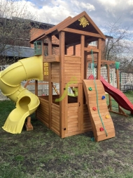 Детская площадка IgraGrad Клубный домик 2 с трубой и рукоходом, фото 6