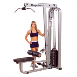 Верхняя-нижня тяга Body-Solid SLM300G-2 со стеком 95 кг, фото 4