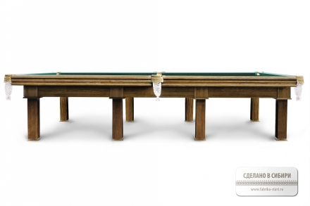 Бильярдный стол - Сибирь 12 Футов, Русская пирамида, Super Stone 45 мм, фото 2