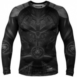 Рашгард Venum Gladiator Black/Black L/S, фото 1