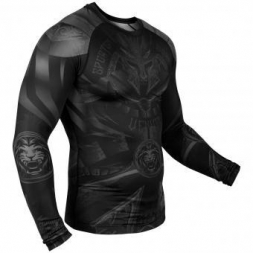 Рашгард Venum Gladiator Black/Black L/S, фото 2