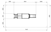 Паровозик (черный) мини - ДИК 1.03.5.01-11 - Игровой комплекс H=750