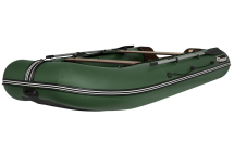 Моторная лодка ПВХ Фрегат 370 FM Light (ФМ Лайт) НДНД Про Зеленый