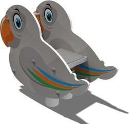 Качели на пружине Какаду КЧ042.00 для детских площадок, фото 2