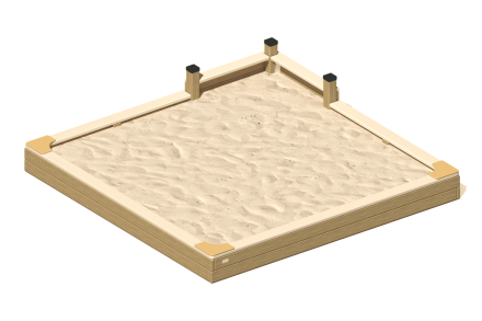 Песочница ПС-07.1 для детской площадки, фото 1