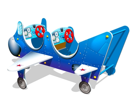 Игровой макет Самолет ИМ026 для детских площадок, фото 2