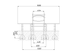 Игровой макет Самолет ИМ026 для детских площадок, фото 4