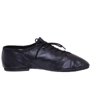 Джазовки детские, кожа, черный