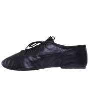 Джазовки детские, кожа, черный