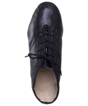 Джазовки детские, кожа, черный