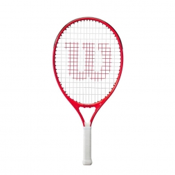 Ракетка б/т Wilson Roger Federer 25 Gr00,арт.WR054310H, для дет.9-10 лет, алюм., со струн, красн-бел
