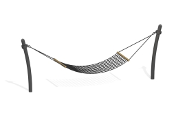 Качели-гамак Отдых ПМ-135 с подвесом для детской площадки