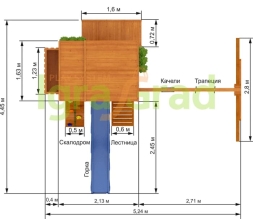 Детская площадка IgraGrad Клубный домик 3, фото 4