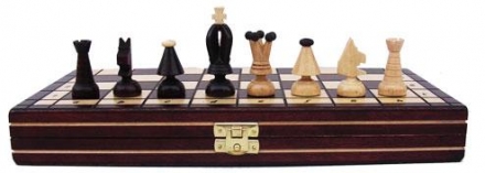Шахматы &quot;Мини Роял&quot; (Польша, дерево, 32х16х5см), фото 2