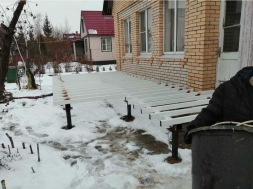 Навес веранда на сваях, фото 5