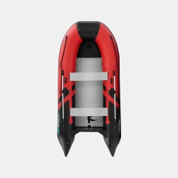 Gladiator B 330 AL LIGHT Красно-черный моторная лодка ПВХ Алюминиевый пайол, фото 1
