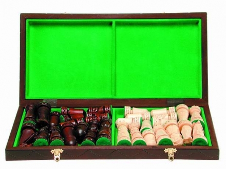 Шахматы &quot;Большой Замок&quot; малые (Польша, дерево, 50х25х7 см), фото 2