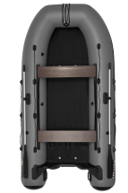 Моторная лодка ПВХ Фрегат 370 FM Light (ФМ Лайт) НДНД Про Серый
