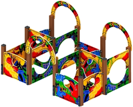 Лабиринт Кубик 2 (граффити) МФ 20.01.02-10, фото 4